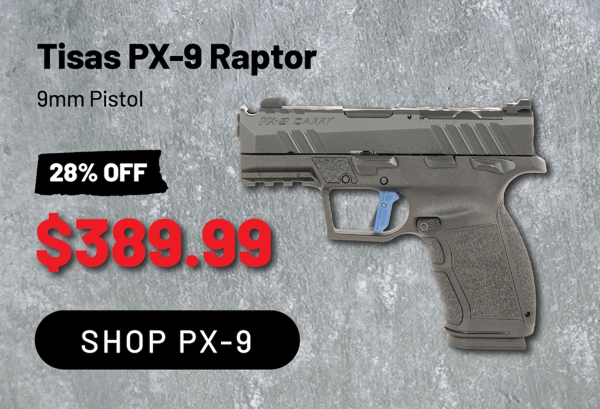 Tisas PX-9 Raptor. 28 percent off.